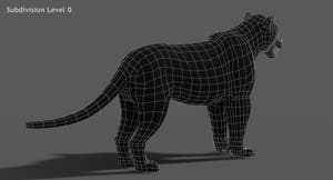 Rigged Jaguar 3D Model - Game-Ready Thumbnail