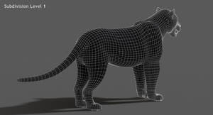 Rigged Jaguar 3D Model - Game-Ready Thumbnail