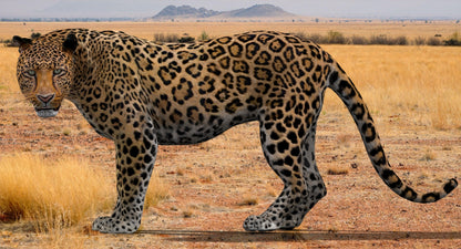 Leopard Rigged 3D Model