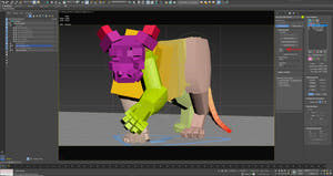 Rigged Lion Cub 3D Model - Game-Ready Thumbnail