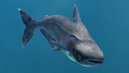 Rigged Mekong Giant Catfish 3D Model