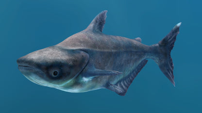 Rigged Mekong Giant Catfish 3D Model