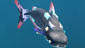 Rigged Mekong Giant Catfish 3D Model Thumbnail