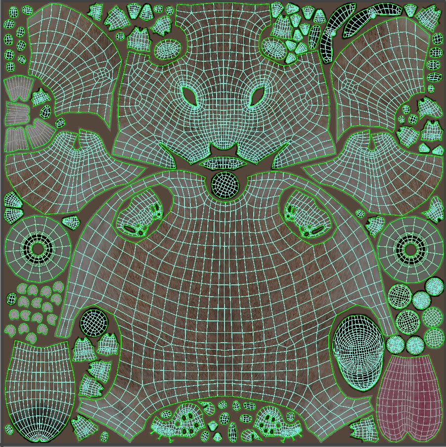 조작된 프레리도그 3D 모델