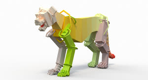 Tiger 3D Model CAT Rig Thumbnail