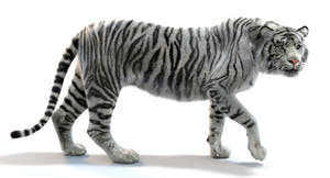 Rigged White Sumatran Tiger 3D Model - Hair and Fur Thumbnail