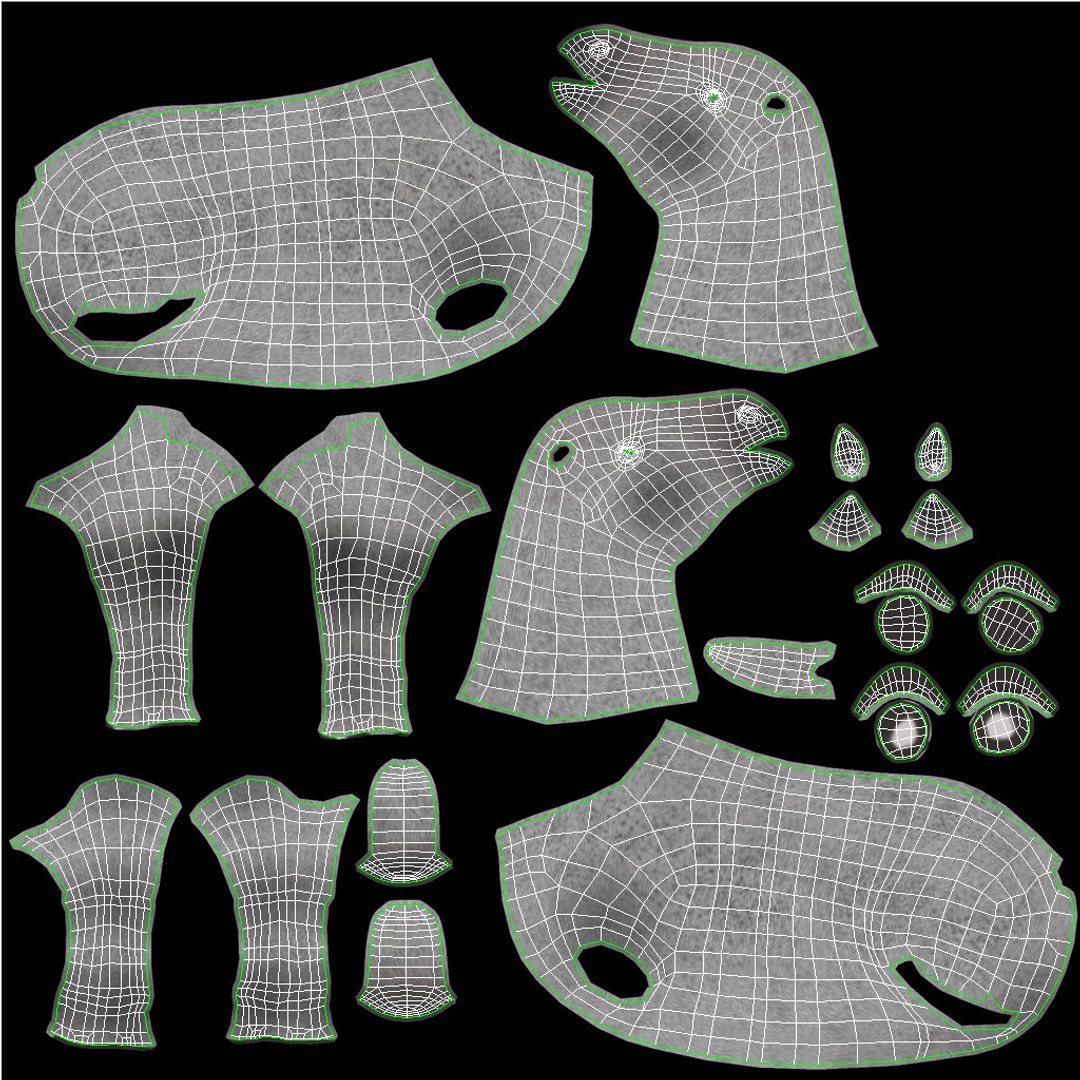 Rigged White Horse 3D Model