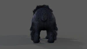 Animated Sloth Bear 3D Model for Download Thumbnail