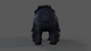 Animated Sloth Bear 3D Model for Download Thumbnail