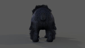 Animated Sloth Bear 3D Model for Download Thumbnail