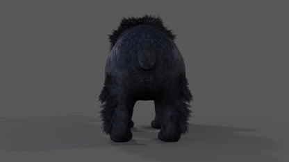 Sloth Bear 3D Model Animated