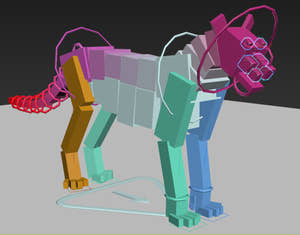 Animated Big Cats 3D Model Fur Thumbnail