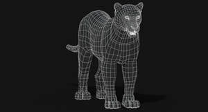 Big Cats 03 3D Model Thumbnail