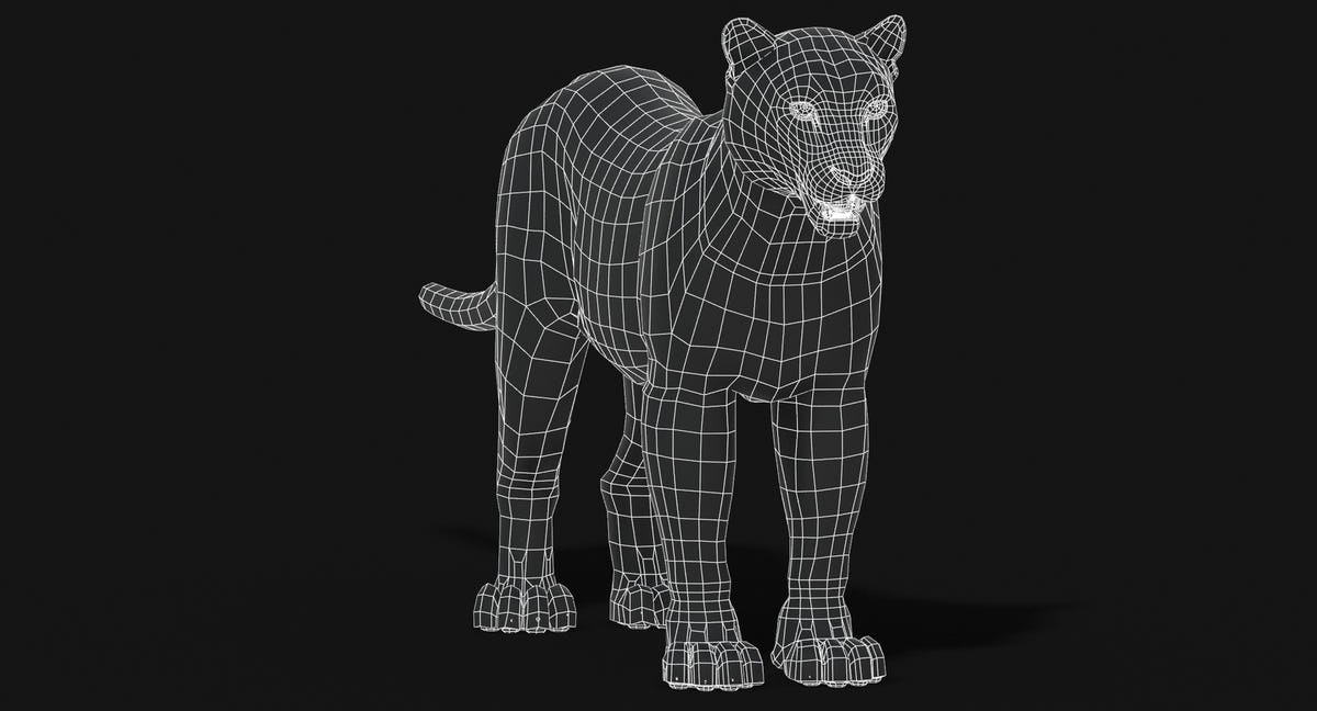 Big Cats 03 3D Model