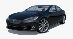 2014 Tesla Model S 3D Model for Download Thumbnail