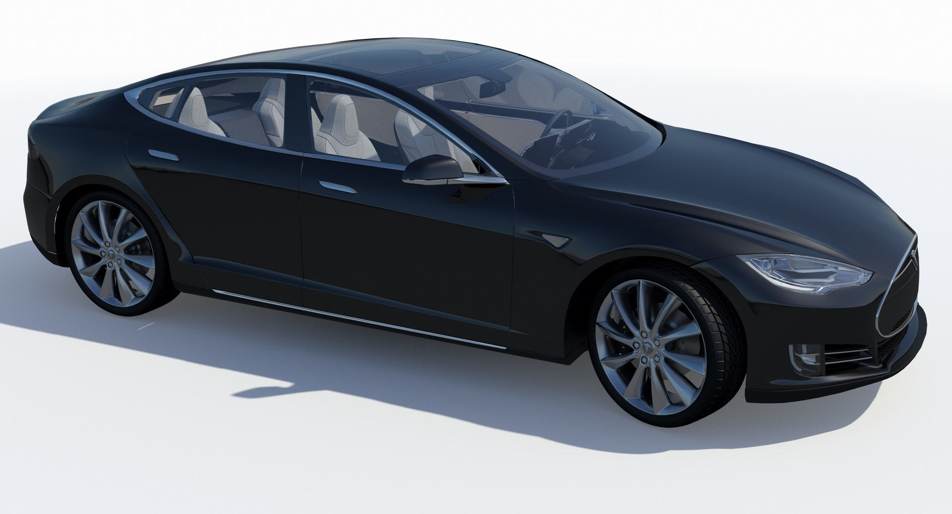 2014 Tesla Model S 3D Model for Download