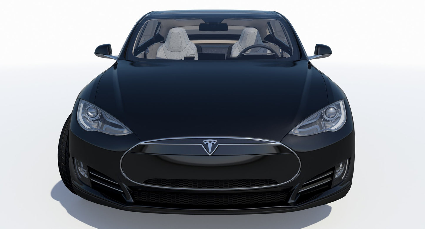 2014 Tesla Model S 3D Model for Download
