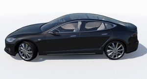 2014 Tesla Model S 3D Model for Download Thumbnail