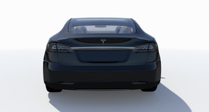 2014 Tesla Model S 3D Model for Download Thumbnail