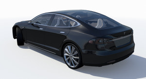 2014 Tesla Model S 3D Model for Download Thumbnail