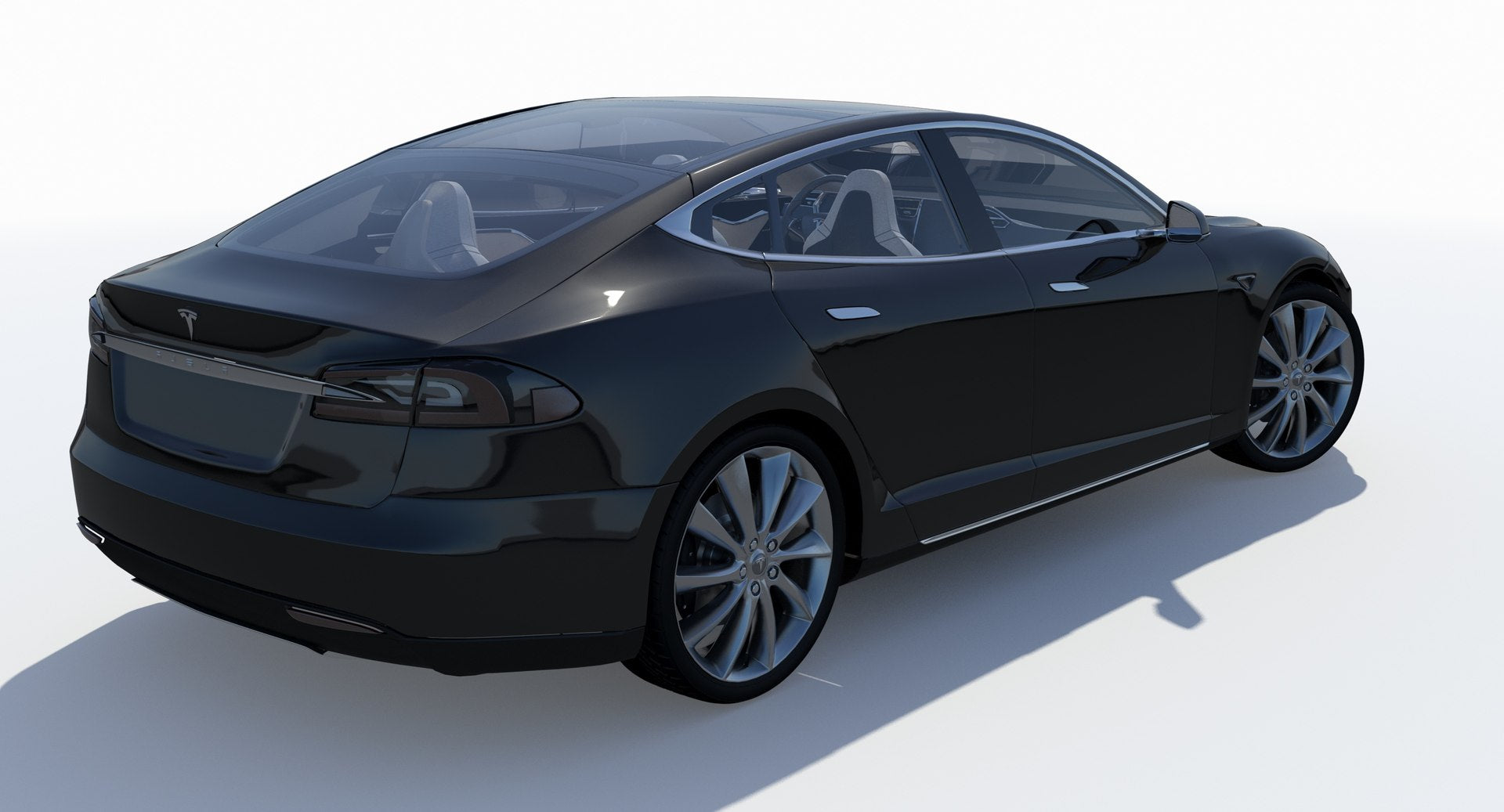 2014 Tesla Model S 3D Model for Download