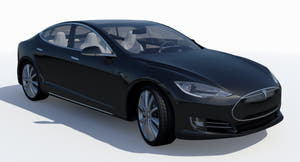 2014 Tesla Model S 3D Model Thumbnail