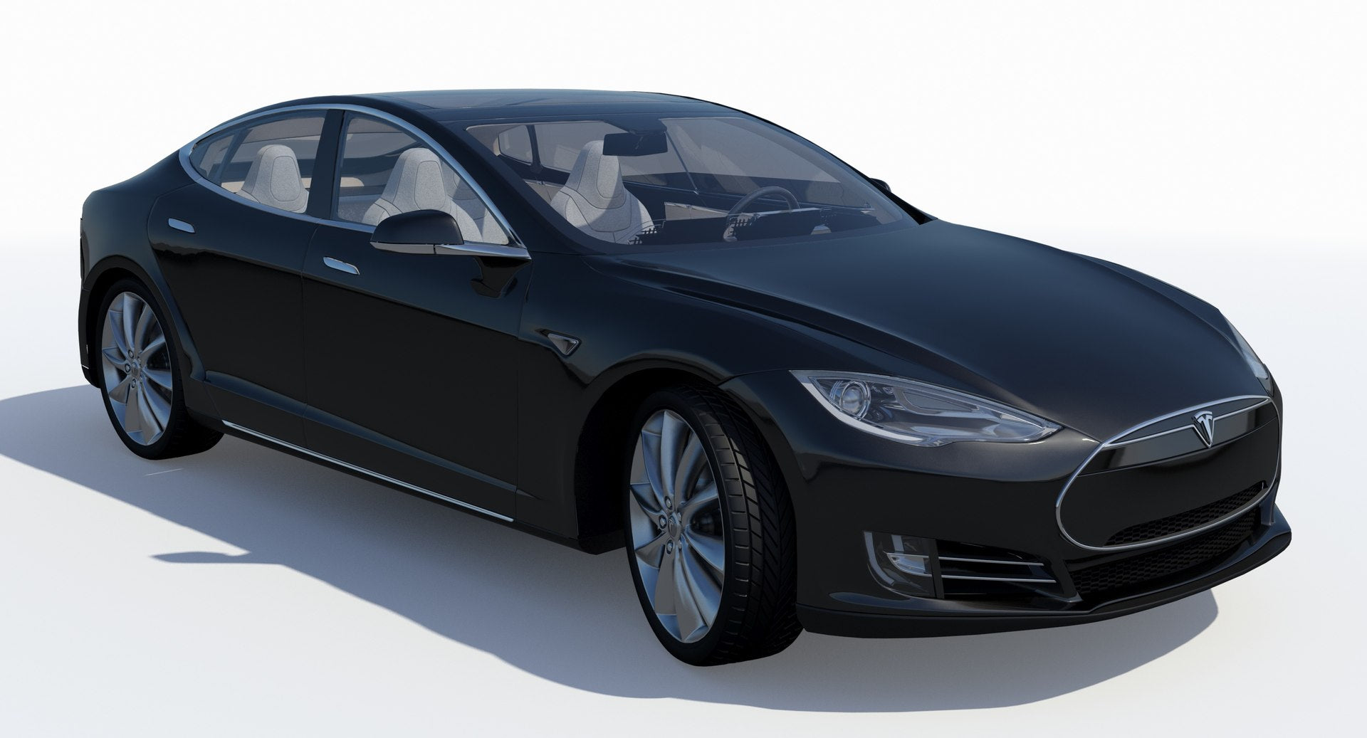 2014 Tesla Model S 3D Model
