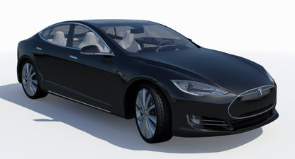 2014 Tesla Model S 3D Model