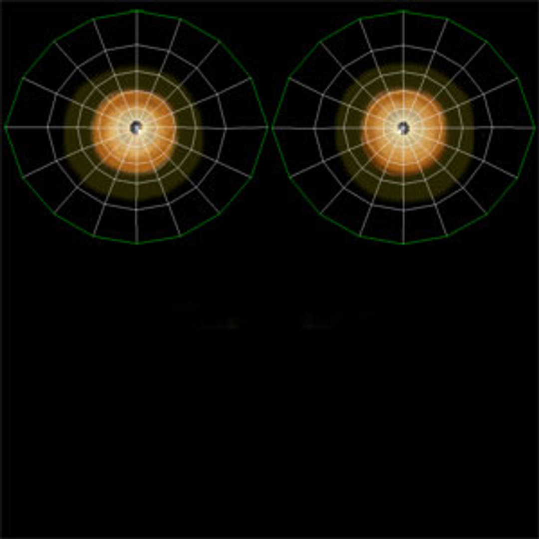 Eyes uvs of tiger