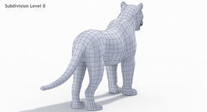Big Cats 3D Model Thumbnail