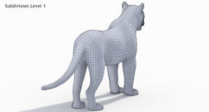 Big Cats 3D Model Thumbnail