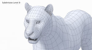 Big Cats 3D Model Thumbnail