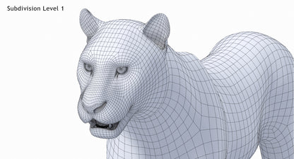 Big Cats 03 3D Model