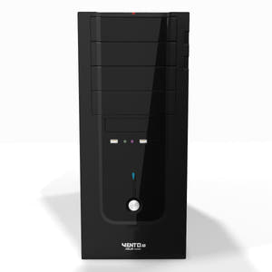 Black Computer 3D Model Thumbnail