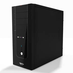 Black Computer 3D Model Thumbnail