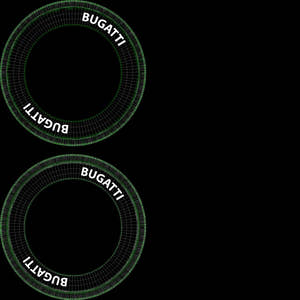 Bugatti Type 41 Royale Esders 3D Model Tire UVs Thumbnail