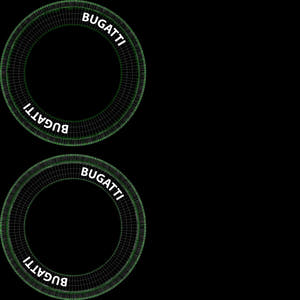 Bugatti Type 41 Royale Esders 3D Model Tire UVs Thumbnail