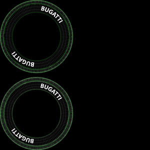 Bugatti Type 41 Royale Esders Tire UVs