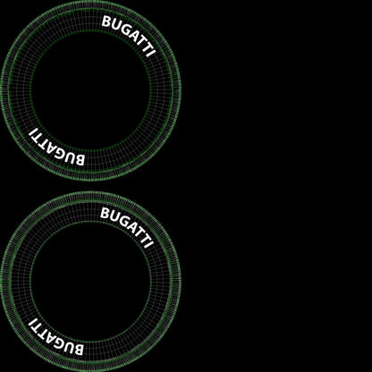 Bugatti Type 41 Royale Esders Tire UVs