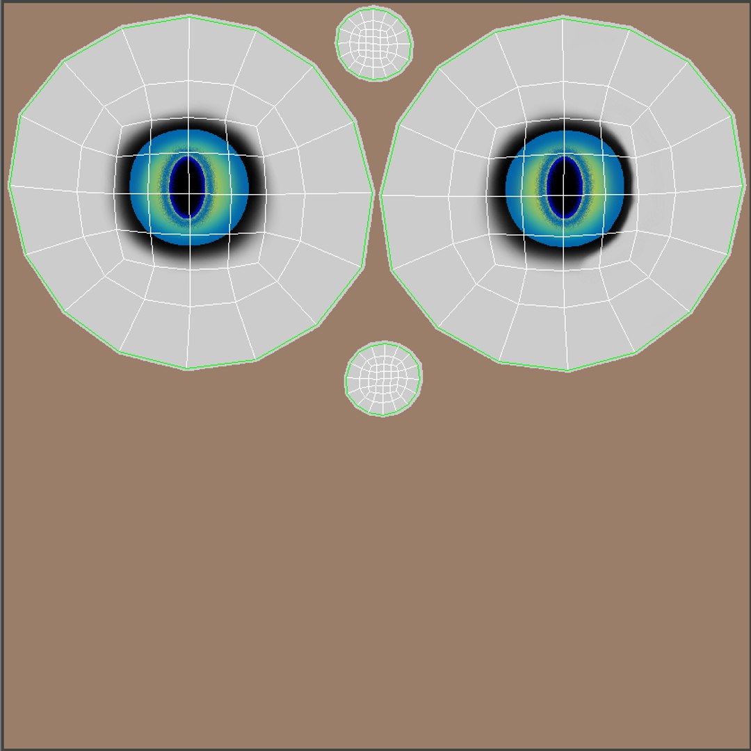 Animated White Cartoon Tiger 3D Model