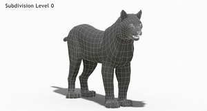 Wite Lynx 3D Model Wireframe View 0 Thumbnail
