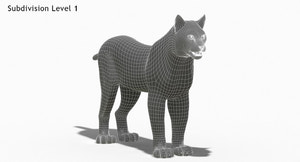 Wite Lynx 3D Model Wireframe View 1 Thumbnail