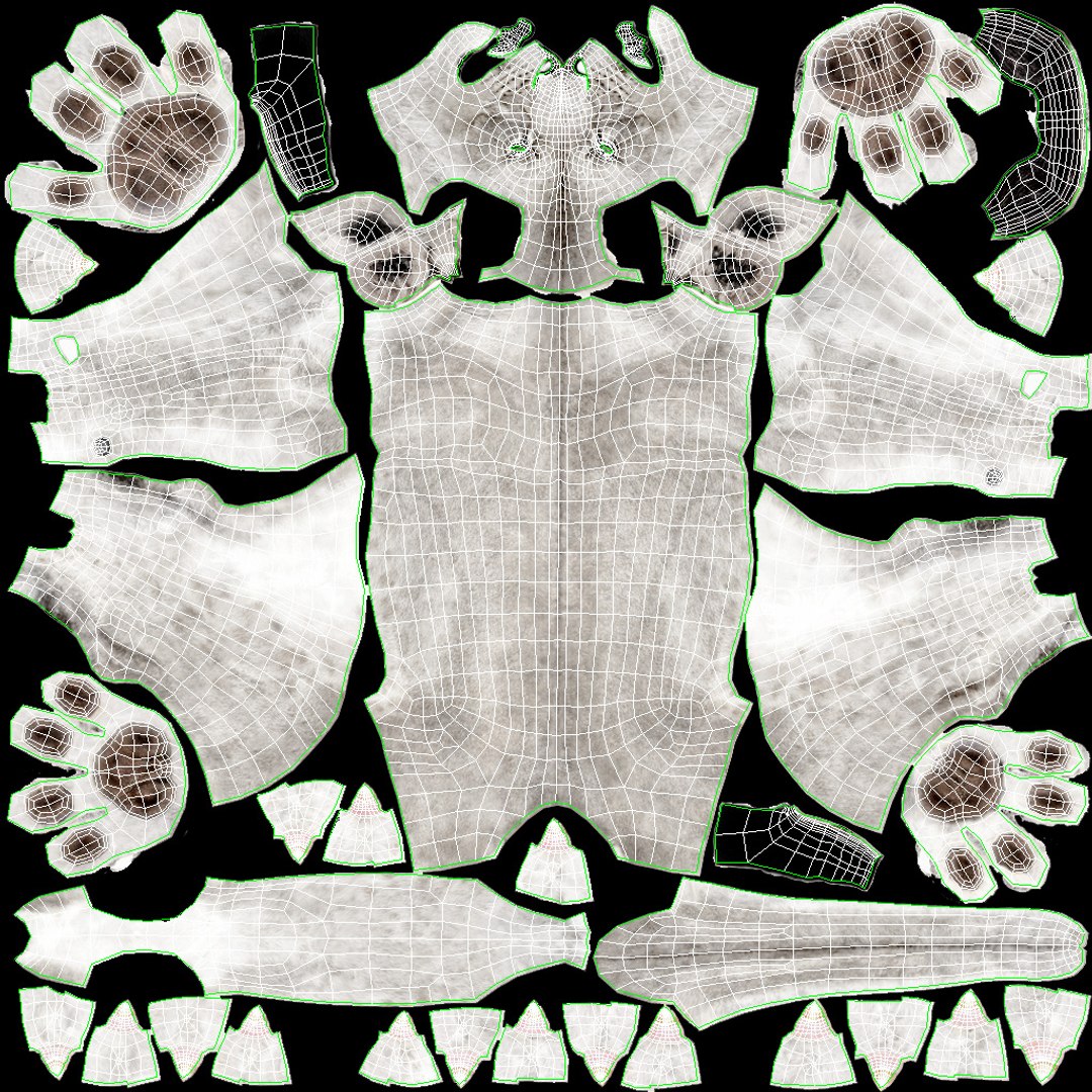 White Lioness 3D Model