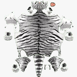 White Tiger 3D Model — Body UVs Thumbnail