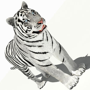 White Tiger 3D Model — Game-Ready Thumbnail