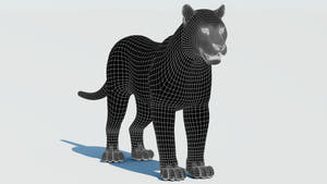 Siberian White Tiger 3D Model - Game-Ready Thumbnail