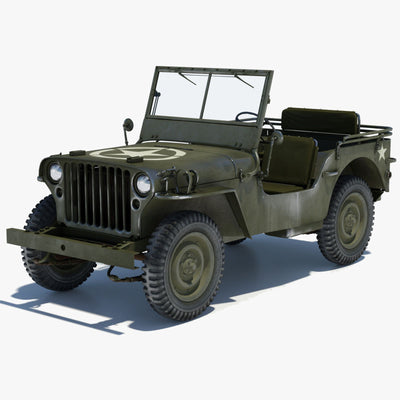 Willys MB Jeep 3D Model