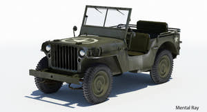 Willys MB Jeep 3D Model for Download Thumbnail