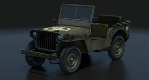 Willys MB Jeep 3D Model for Download