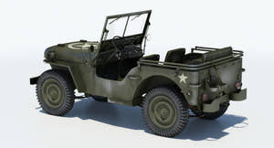 Willys MB Jeep 3D Model for Download Thumbnail